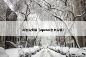 ai怎么安装（openai怎么安装）