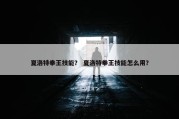夏洛特拳王技能？ 夏洛特拳王技能怎么用？