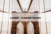 dnf拳套粉？ dnf拳套是哪个职业拿的？