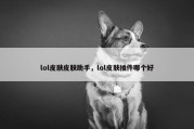 lol皮肤皮肤助手，lol皮肤插件哪个好