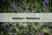 阴阳师主角玩个（阴阳师游戏主角）