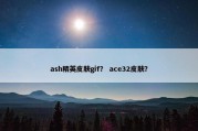 ash精英皮肤gif？ ace32皮肤？