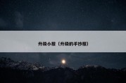 升级小报（升级的手抄报）