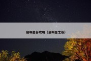启明星谷攻略（启明星之谷）