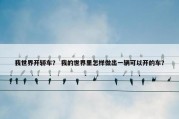 我世界开轿车？ 我的世界里怎样做出一辆可以开的车？