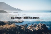 黑鲨战场极限（黑鲨吃鸡能开极限吗）