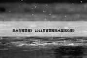 泉水在哪荣耀？ 2021王者荣耀泉水复活位置？