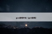 gco游戏中文（gc0游戏）