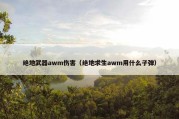 绝地武器awm伤害（绝地求生awm用什么子弹）