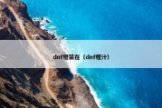 dnf橙装在（dnf橙汁）
