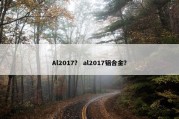 Al2017？ al2017铝合金？