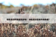 绿色傲剑跨服襄阳战场？ 绿色傲剑坐骑升级数据？