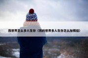 我世界怎么多人生存（我的世界多人生存怎么加模组）