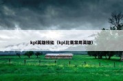 kpl英雄技能（kpl比赛常用英雄）