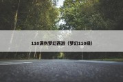 110满伤梦幻西游（梦幻110级）