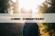 dnf图腾把？ dnf图腾是哪个职业用的？