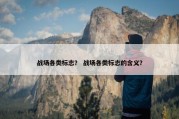 战场各类标志？ 战场各类标志的含义？