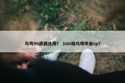 乌鸡90武器选择？ 100级乌鸡毕业cp？