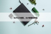 dnf525魂链，dnf魂链在哪出