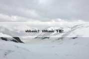 vbbasic？ VBbasic 下载？