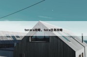terara攻略，tera任务攻略