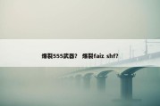 爆裂555武器？ 爆裂faiz shf？