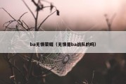 ba无情荣耀（无情是ba战队的吗）