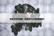 龙影手游电脑版（龙影带什么技能刷图好）