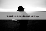 我世界虚无世界3弓，我的世界虚无世界3npc
