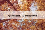 fgo孔明技能副本，fgo孔明技能升级效果