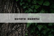 龙谷手游打架（龙谷游戏平台）