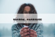 诛仙夫妻技能，诛仙夫妻技能搭配