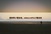 我世界17整合包，minecraft117整合包