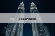 7th游戏的简单介绍