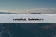 剑三纯阳技能图，剑三纯阳技能介绍