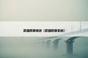 武器防御修改（武器防御系统）