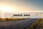 战场世界纪录，战场记录
