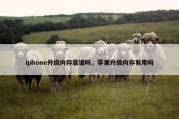 iphone升级内存靠谱吗，苹果升级内存有用吗