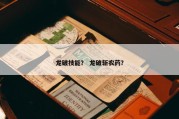 龙破技能？ 龙破斩农药？