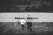 我世界2043，我世界20203
