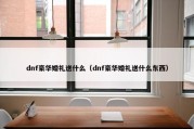 dnf豪华婚礼送什么（dnf豪华婚礼送什么东西）