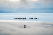 husk游戏剧情？ husk hull？