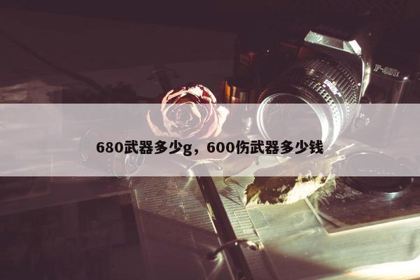 680武器多少g，600伤武器多少钱