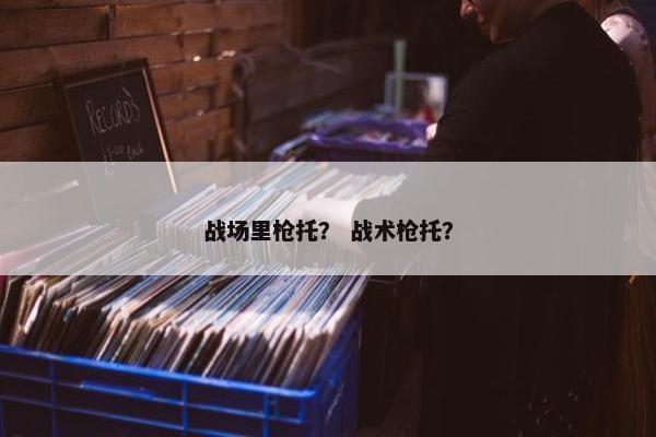 战场里枪托？ 战术枪托？