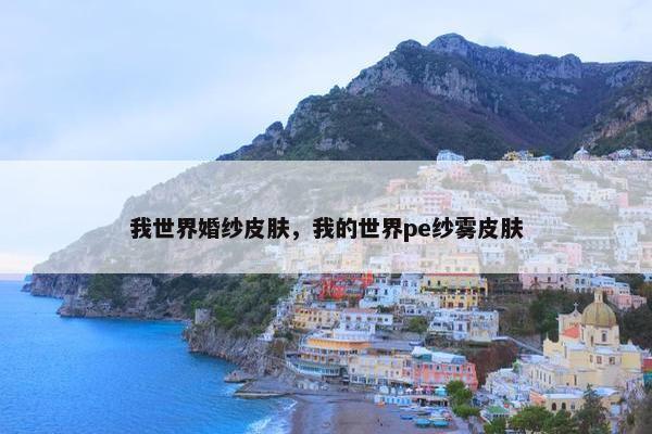我世界婚纱皮肤，我的世界pe纱雾皮肤