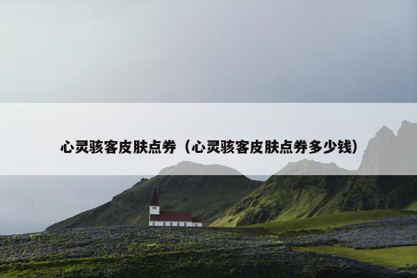 心灵骇客皮肤点券（心灵骇客皮肤点券多少钱）