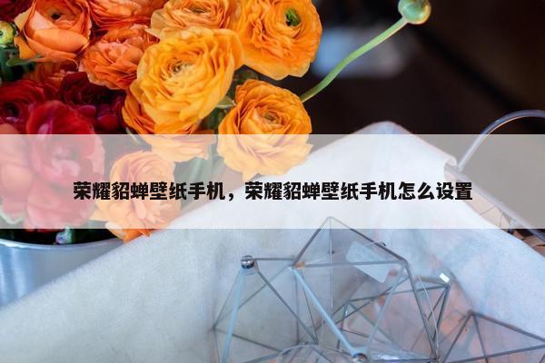 荣耀貂蝉壁纸手机，荣耀貂蝉壁纸手机怎么设置