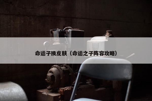 命运子换皮肤（命运之子阵容攻略）