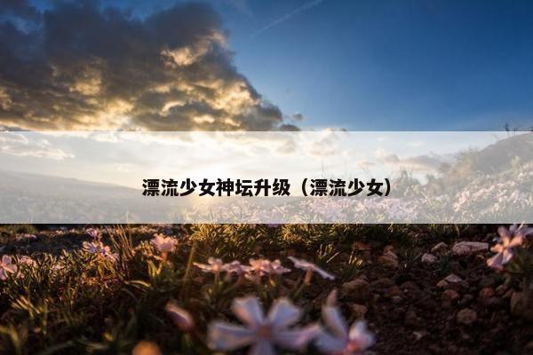 漂流少女神坛升级（漂流少女）