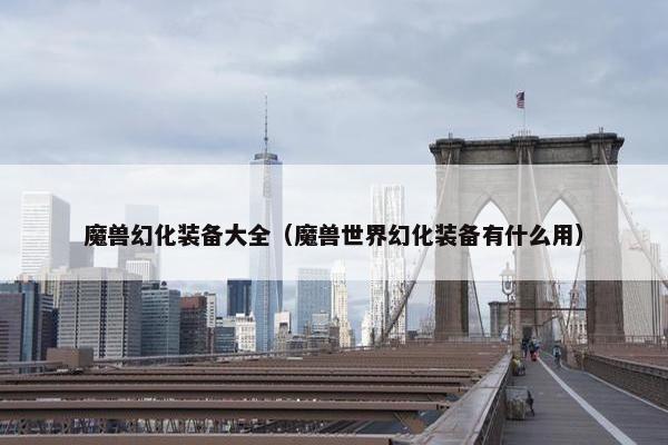 魔兽幻化装备大全（魔兽世界幻化装备有什么用）